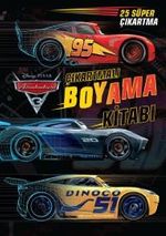 Arabalar 3 Çıkartmalı Boyama Kitabı