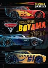 Arabalar 3 Çıkartmalı Boyama Kitabı