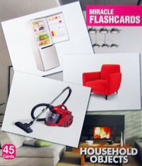 Miracle Flashcards Charts Household Objects (45 Cards)