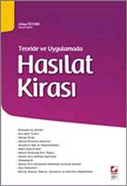 Hasılat Kirası / Teoride ve Uygulamada