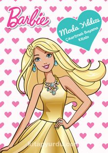 Barbie Moda Yıldızı Çıkartmalı Boyama Kitabı