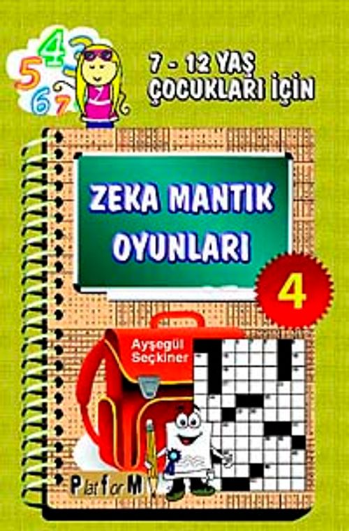 Zeka Mantık Oyunları 4 & 7- 12 Yaş Çocukları İçin