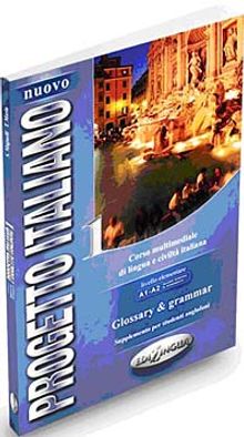 Nuovo Progetto Italiano 1 Glossary & Grammar (İtalyanca Temel ve Orta-Alt Seviye)
