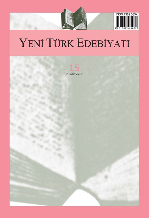 Yeni Türk Edebiyatı Hakemli Altı Aylık İnceleme Dergisi Sayı:15 Nisan 2017