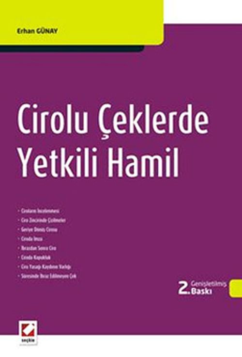 Cirolu Çeklerde Yetkili Hamil