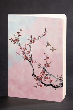 Akıl Defteri - Dokun ve Hisset Serisi - Japon Kiraz Çiçeği (10 Adet Defter)