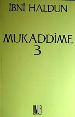 Mukaddime Üçüncü Cilt