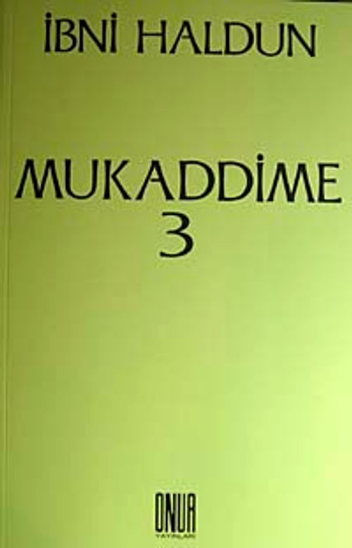 Mukaddime Üçüncü Cilt