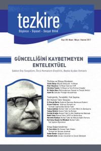 Tezkire Düşünce-Siyaset-Sosyal Bilim Dergisi Sayı:60 Nisan-Mayıs-Haziran 2017