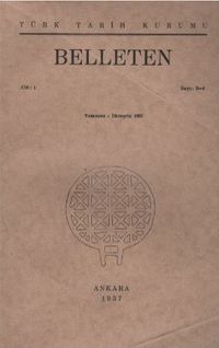 Belleten Sayı: 3 - 4 Cilt: 1