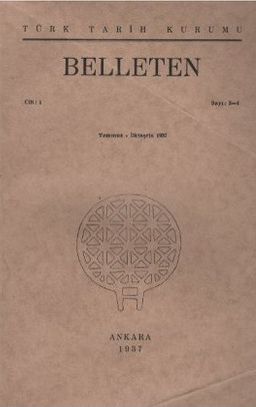 Belleten Sayı: 3 - 4 Cilt: 1