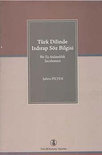 Türk Dilinde Izdırap Söz Bilgisi