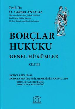 Borçlar Hukuku Genel Hükümler (Cilt 3)