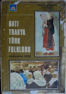 Batı Trakya Türk Folkloru (Kod: 1-C-100)