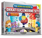 Dikkati Güçlendirme Seti 3 Kitap (3 Yaş) (Yeni Neuro-Via Sistemi ile)