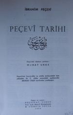 Peçevi Tarihi  1-2 (Kod: 5-H-2)