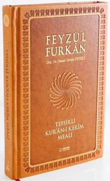 Feyzü'l Furkan Tefsirli Kur'an-ı Kerim Meali (Büyük Boy - Sadece Meal - Mıklepli) Taba