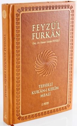 Feyzü'l Furkan Tefsirli Kur'an-ı Kerim Meali (Büyük Boy - Sadece Meal - Mıklepli) Taba