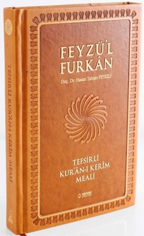 Feyzü'l Furkan Tefsirli Kur'an-ı Kerim Meali (Büyük Boy - Sadece Meal - Mıklepli) Taba