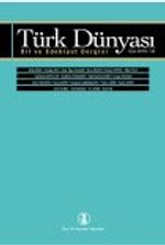 Türk Dünyası Dil ve Edebiyat Dergisi Sayı: 42 Güz 2016