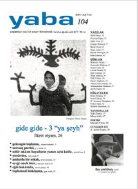 Yaba Edebiyat Sayı:104 Temmuz-Ağustos-Eylül