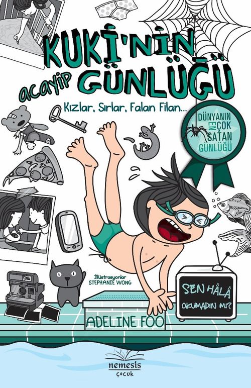 Kuki'nin Acayip Günlüğü 2 / Kızlar, Sırlar Falan Filan… (Ciltli)