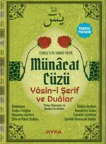 Münacat Cüzü Yasin-i Şerif ve Dualar Çanta Boy (Kod:AYFA166)