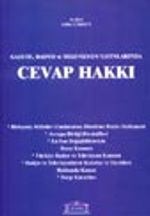 Gazete, Radyo ve Televizyon Yayınlarında Cevap Hakkı