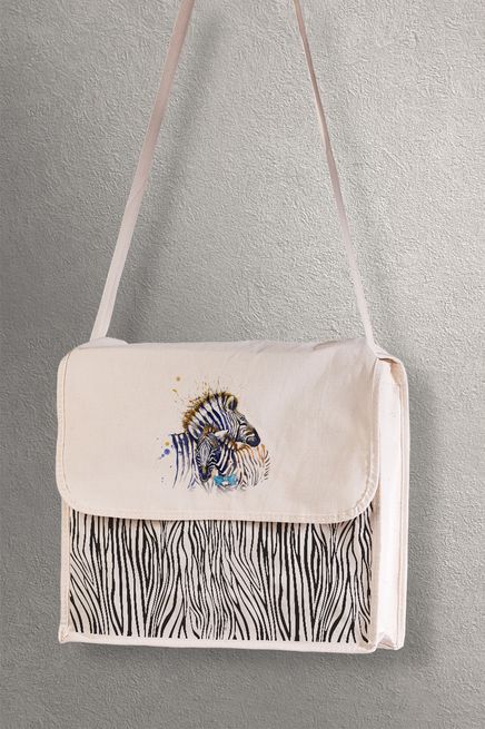 Postacı Bez Çanta - Zebralar