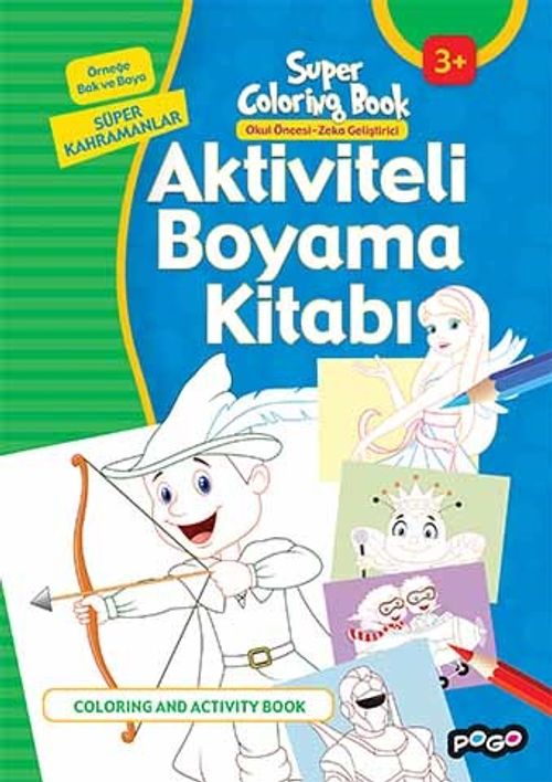 Aktiviteli Boyama Kitabı / Süper Kahramanlar