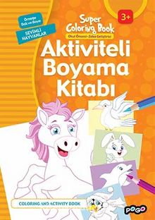 Aktiviteli Boyama Kitabı / Sevimli Hayvanlar - Kolektif