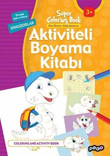 Aktiviteli Boyama Kitabı / Dinozorlar