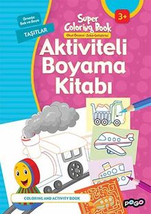 Aktiviteli Boyama Kitabı / Taşıtlar