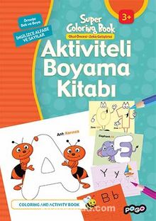 Aktiviteli Boyama Kitabı / İngilizce Alfabe ve Sayılar - Kolektif