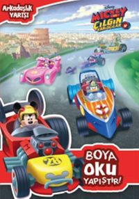 Mickey ve Çılgın Yarışmacılar Boya Oku Yapıştır