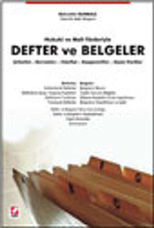 Hukuki ve Mali Yönleriyle  Defter ve Belgeler