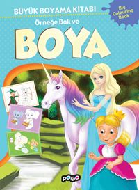 Büyük Boyama Kitabı 2 & Örneğe Bak ve Boya