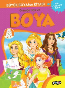 Büyük Boyama Kitabı 1 & Örneğe Bak ve Boya