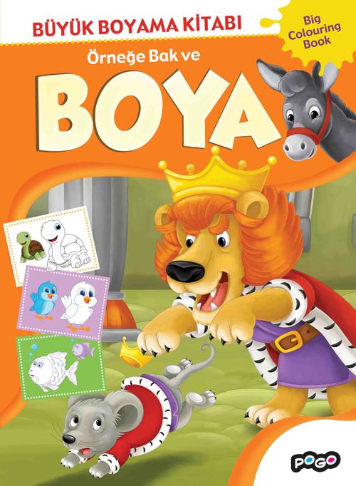 Büyük Boyama Kitabı 3 & Örneğe Bak ve Boya