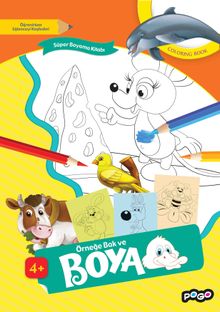 Süper Boyama Kitabı 1 / Örneğe Bak ve Boya
