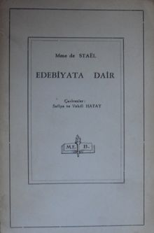 Edebiyata Dair (Kod: 4-F-20)