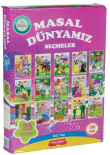 100 Temel Eserden Seçme Masal Dünyamız (25 Kitap)