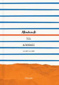 Akademik Yıl Ajandası -Çizgili 2017 Eylül -2018 Aralık - Eğitim Öğretim Yılı Planlayıcısı