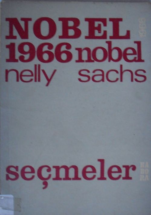 Nobel 1966 - Nelly Sachs - Seçmeler (Kod: 2-E-36)