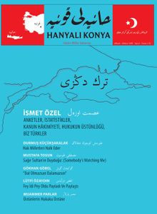 Hanyalı Konya Yıl :1 Sayı:3