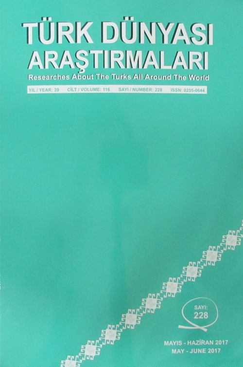 Türk Dünyası Araştırmaları Vakfı Tarih Dergisi Sayı:228 Mayıs-Haziran 2017