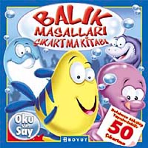 Balık Masalları Çıkartma Kitabı