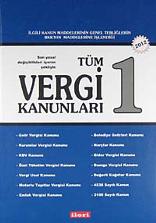 2012 Tüm Vergi Kanunları (2 cilt takım)