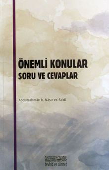Önemli Konular Soru ve Cevaplar