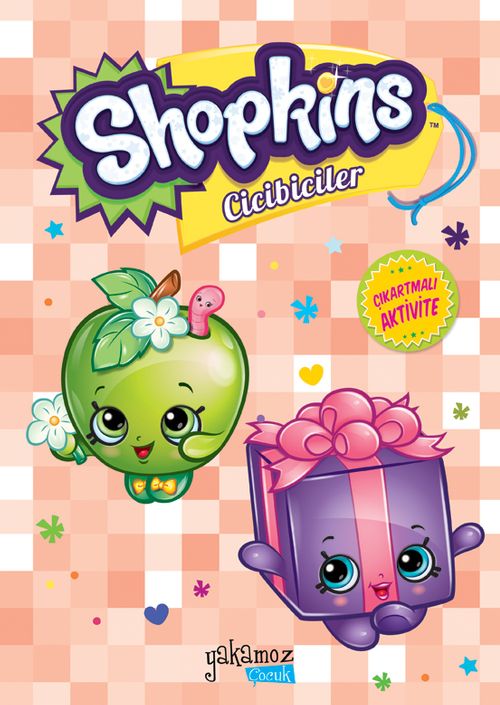 Çıkartmalı Shopkins Cicibiciler Aktivite (Turuncu)